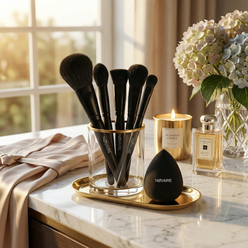 NØVAIRE ESSENTIAL BRUSH SET - BLACK EDITION